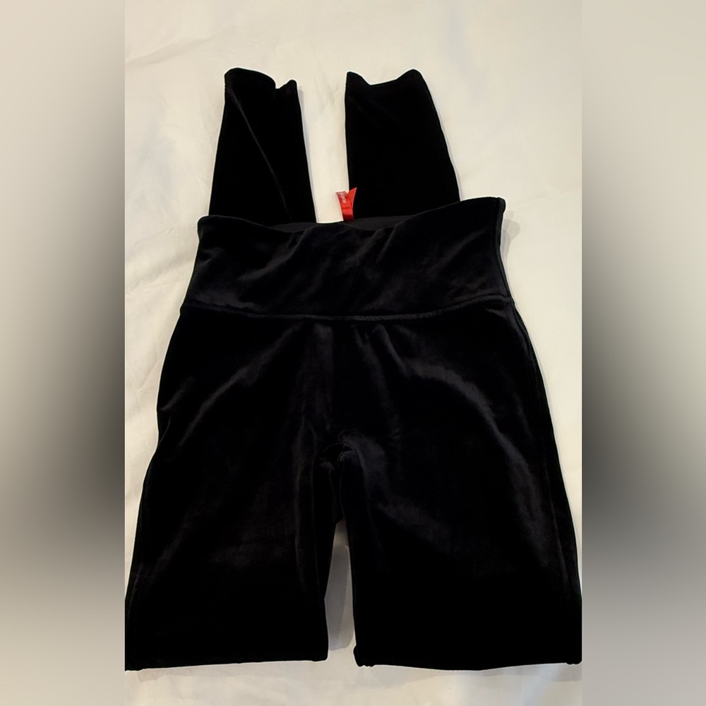 SPANX Black Velvet Leggings